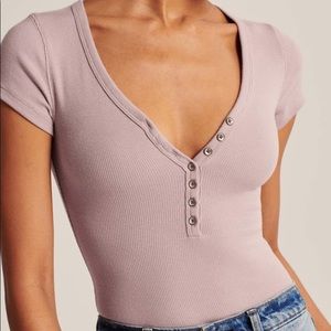 Abercrombie and Fitch Henley bodysuit